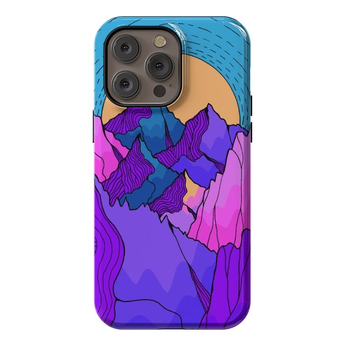 iPhone 14 Pro max StrongFit A vibrant mountain morning by Steve Wade (Swade)
