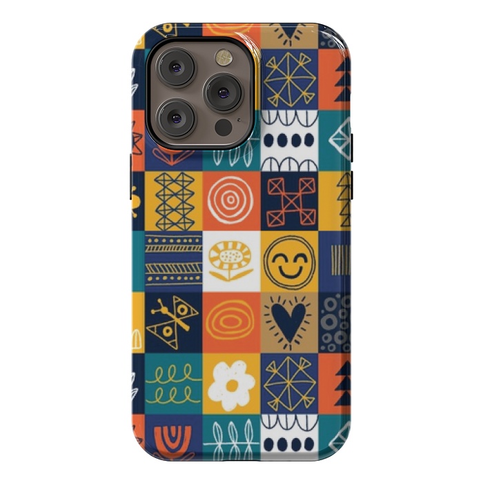 iPhone 14 Pro max StrongFit tribal love ethnic 2  by MALLIKA