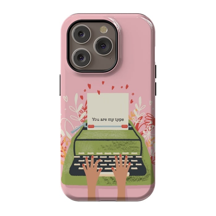 iPhone 14 Pro StrongFit You Are My Type, Happy Valentine's Day by Jelena Obradovic