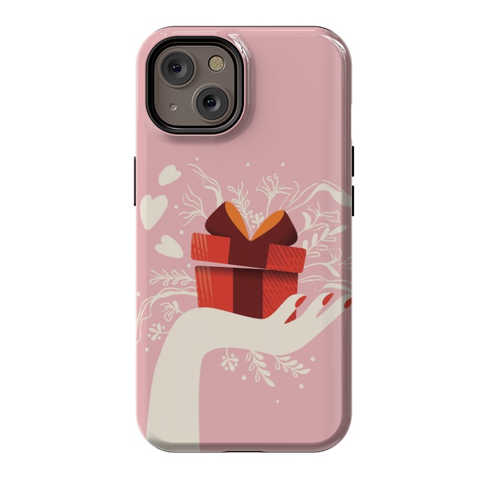 iPhone 14 StrongFit Love gift, Happy Valentine's Day by Jelena Obradovic