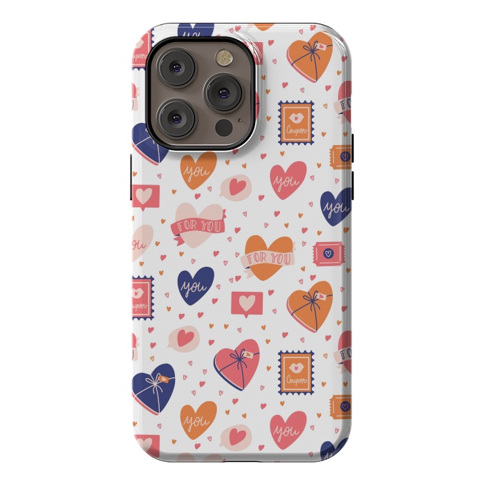 iPhone 14 Pro max StrongFit Valentine pattern 06 by Jelena Obradovic