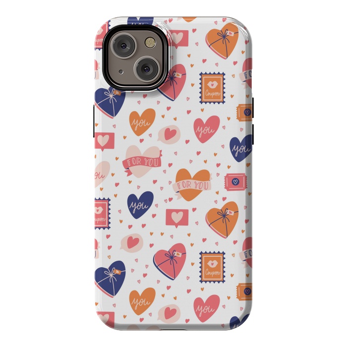iPhone 14 Plus StrongFit Valentine pattern 06 by Jelena Obradovic