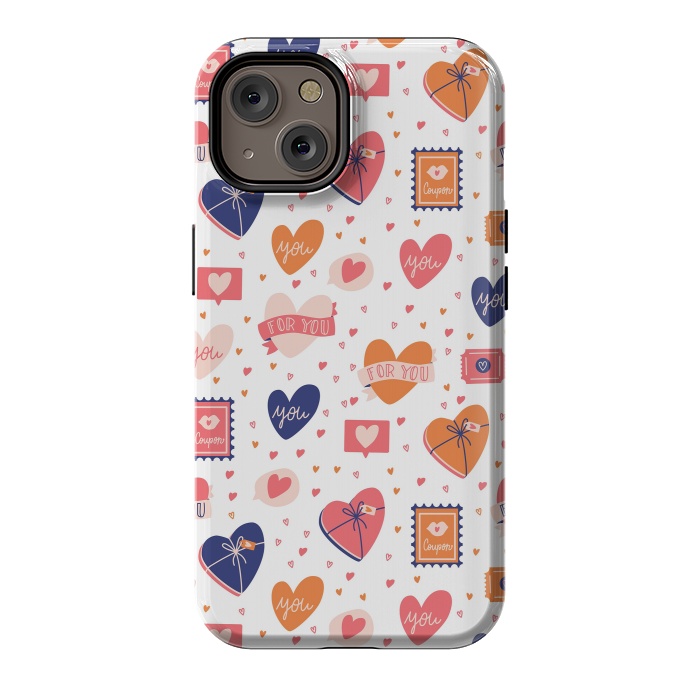 iPhone 14 StrongFit Valentine pattern 06 by Jelena Obradovic