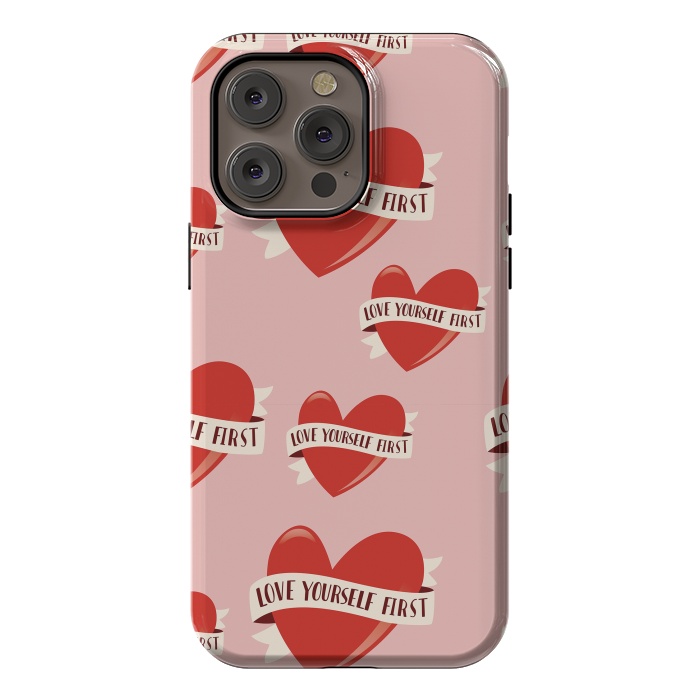 iPhone 14 Pro max StrongFit Valentine pattern 13 by Jelena Obradovic