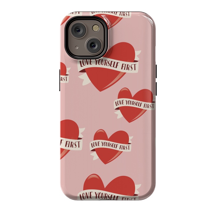 iPhone 14 StrongFit Valentine pattern 13 by Jelena Obradovic