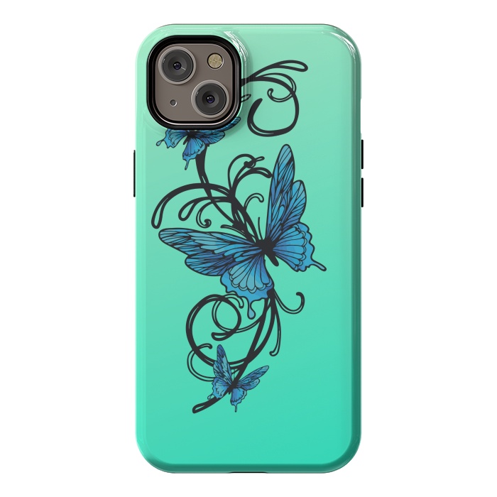 iPhone 14 Plus StrongFit beautiful butterfly pattern by MALLIKA