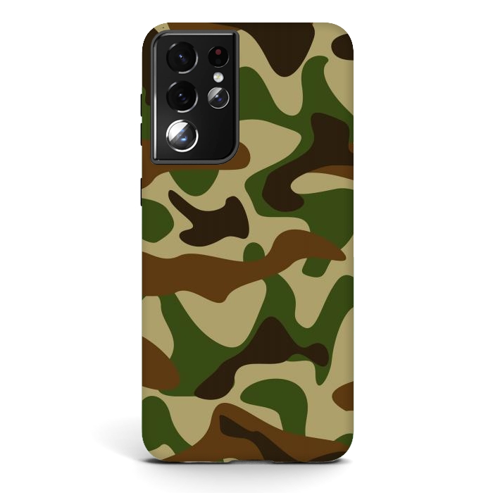 Galaxy S21 ultra StrongFit Fashion Camouflage  by ArtsCase