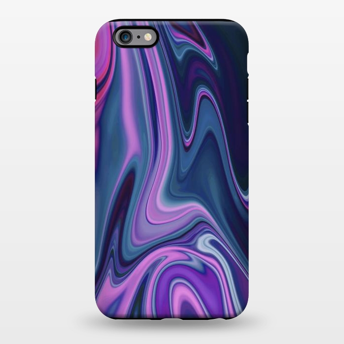 iPhone 6/6s plus StrongFit Liquid Purple Pink and Blue Colors by ArtsCase