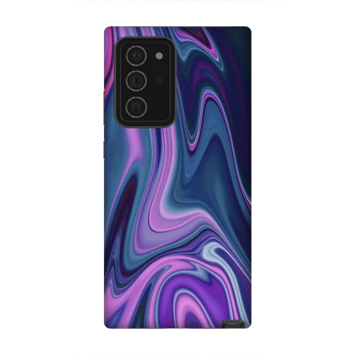 Galaxy Note 20 Ultra StrongFit Liquid Purple Pink and Blue Colors by ArtsCase