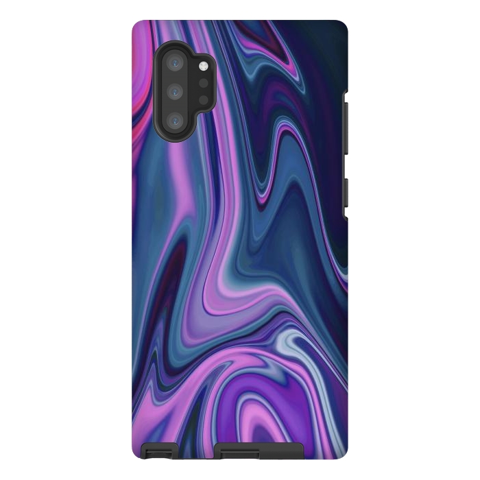 Galaxy Note 10 plus StrongFit Liquid Purple Pink and Blue Colors by ArtsCase