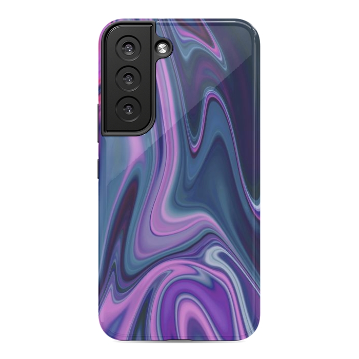 Galaxy S22 StrongFit Liquid Purple Pink and Blue Colors by ArtsCase