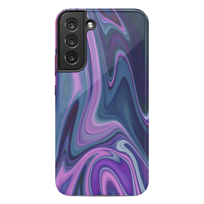 Galaxy S22 plus StrongFit Liquid Purple Pink and Blue Colors by ArtsCase