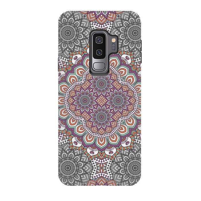Galaxy S9 plus StrongFit Mandala Pattern by ArtsCase