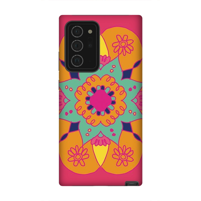 Galaxy Note 20 Ultra StrongFit Pink Mandala  by ArtsCase