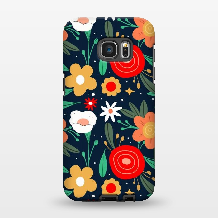 Galaxy S7 EDGE StrongFit WildFlowers by ArtsCase