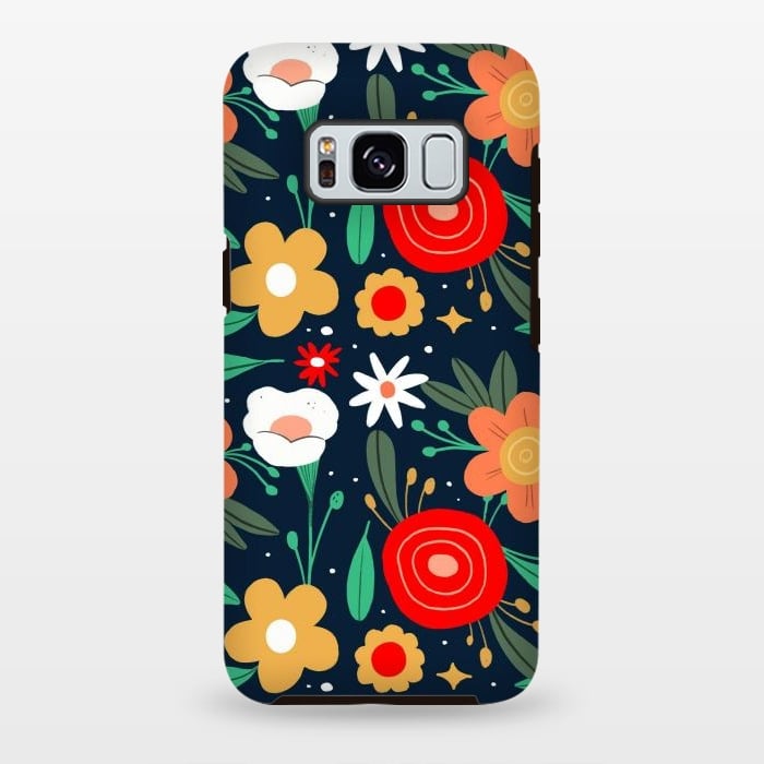 Galaxy S8 plus StrongFit WildFlowers by ArtsCase