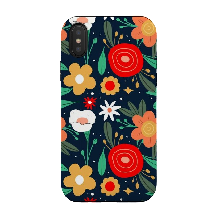 iPhone Xs / X StrongFit WildFlowers by ArtsCase