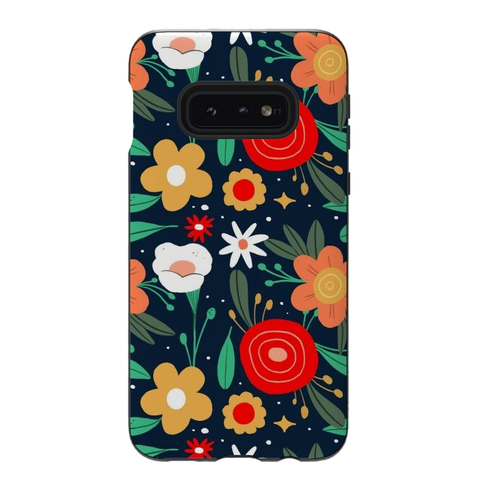 Galaxy S10e StrongFit WildFlowers by ArtsCase
