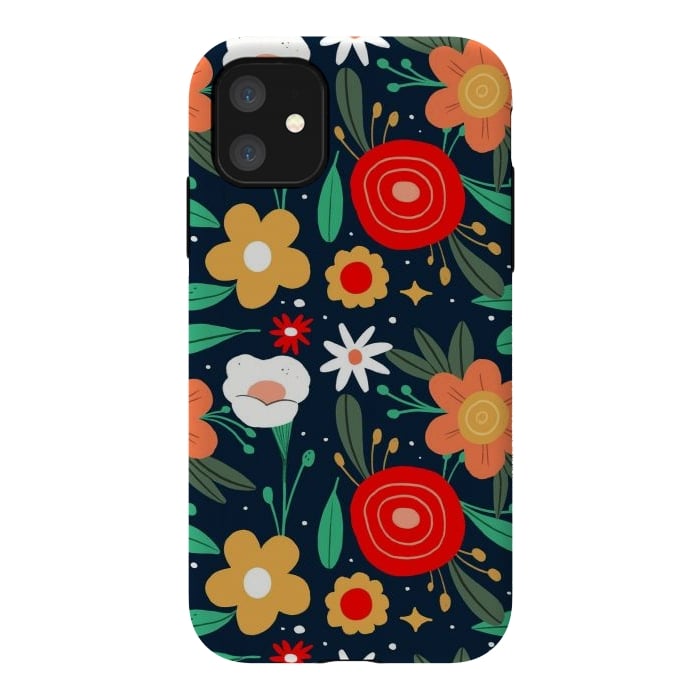 iPhone 11 StrongFit WildFlowers by ArtsCase
