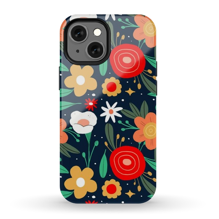 iPhone 12 mini StrongFit WildFlowers by ArtsCase