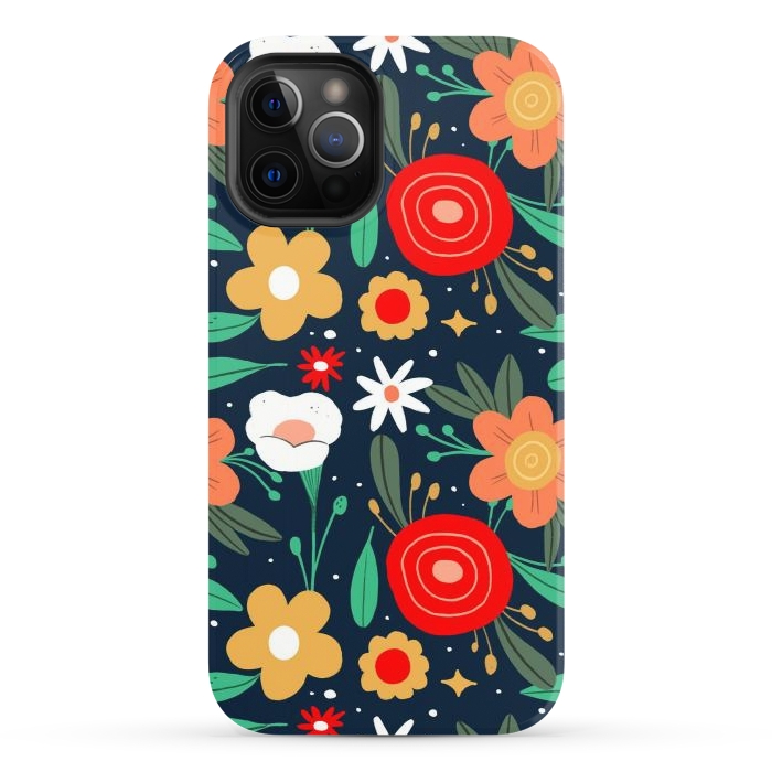 iPhone 12 Pro StrongFit WildFlowers by ArtsCase