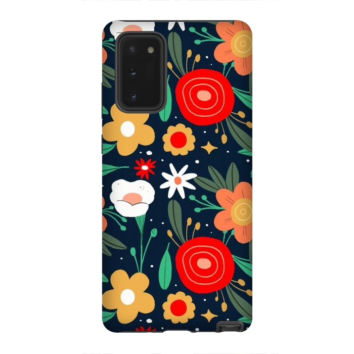 Galaxy Note 20 StrongFit WildFlowers by ArtsCase