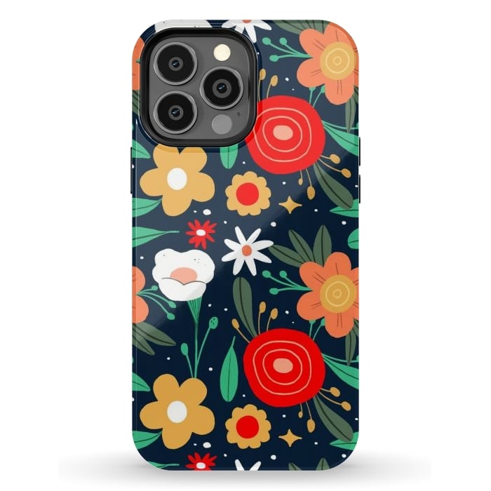 iPhone 13 Pro Max StrongFit WildFlowers by ArtsCase