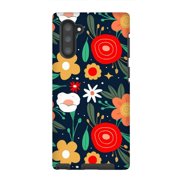 Galaxy Note 10 StrongFit WildFlowers by ArtsCase