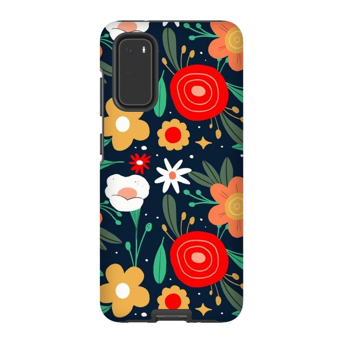 Galaxy S20 StrongFit WildFlowers by ArtsCase