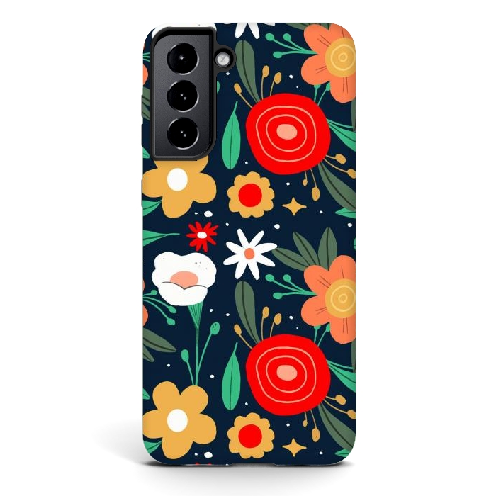 Galaxy S21 StrongFit WildFlowers by ArtsCase