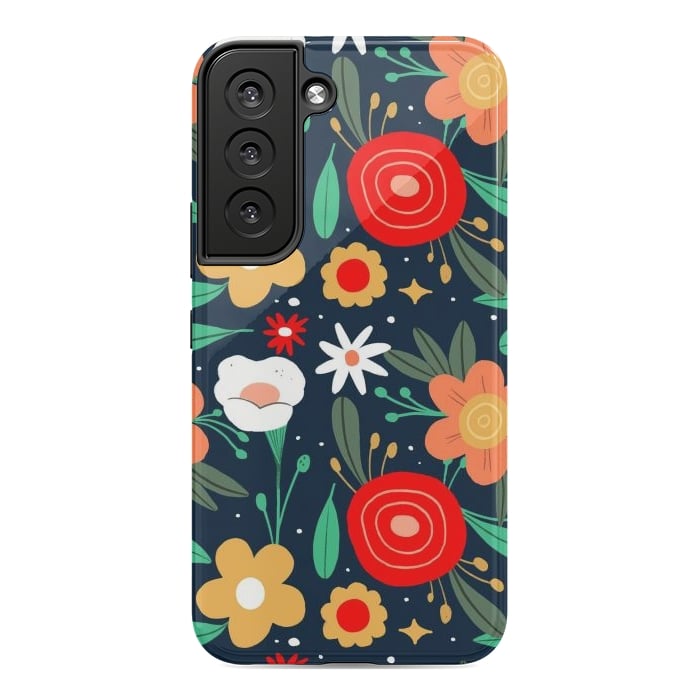 Galaxy S22 StrongFit WildFlowers by ArtsCase