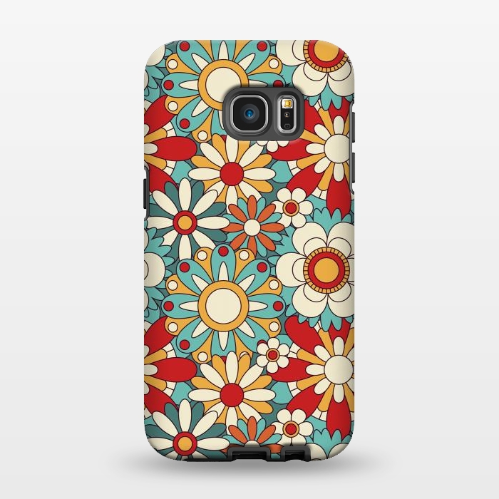 Galaxy S7 EDGE StrongFit Spring Flowers  by ArtsCase
