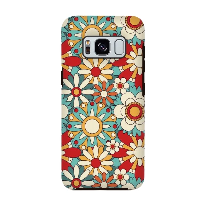 Galaxy S8 StrongFit Spring Flowers  by ArtsCase