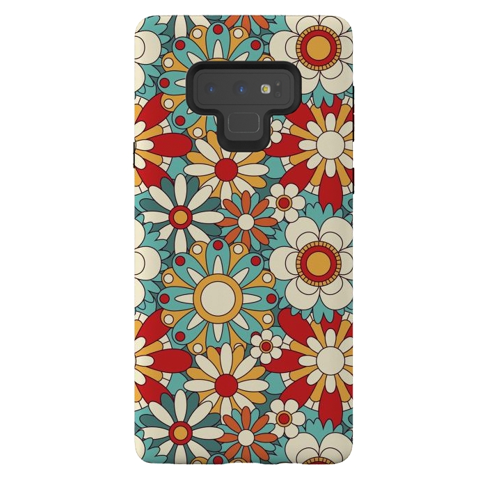 Galaxy Note 9 StrongFit Spring Flowers  by ArtsCase