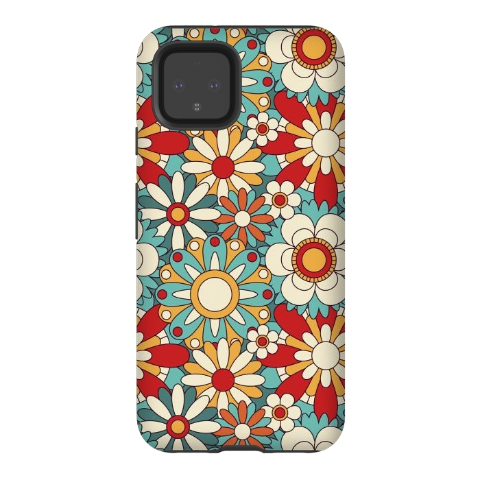 Pixel 4 StrongFit Spring Flowers  by ArtsCase