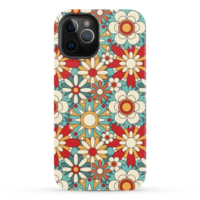 iPhone 12 Pro Max StrongFit Spring Flowers  by ArtsCase