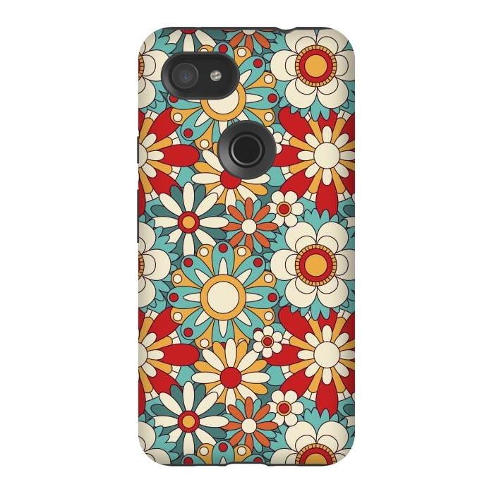 Pixel 3AXL StrongFit Spring Flowers  by ArtsCase