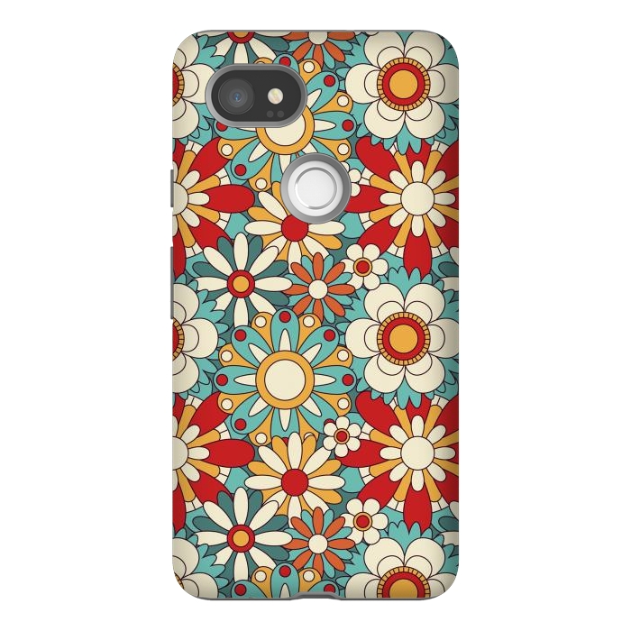 Pixel 2XL StrongFit Spring Flowers  by ArtsCase