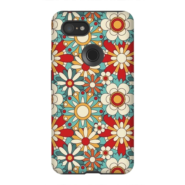 Pixel 3XL StrongFit Spring Flowers  by ArtsCase