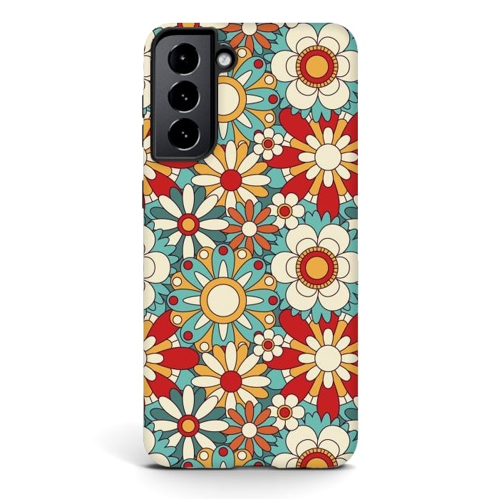 Galaxy S21 StrongFit Spring Flowers  by ArtsCase