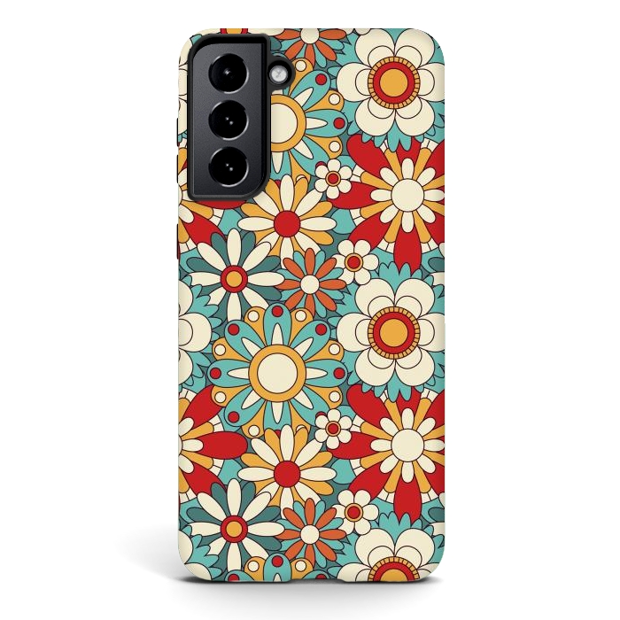 Galaxy S21 plus StrongFit Spring Flowers  by ArtsCase