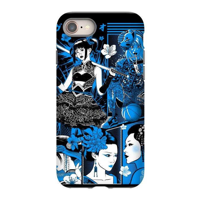 iPhone 8 StrongFit Geisha warriors by Alberto