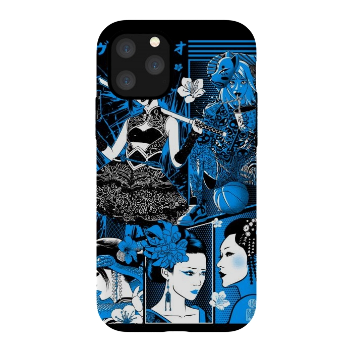 iPhone 11 Pro StrongFit Geisha warriors by Alberto