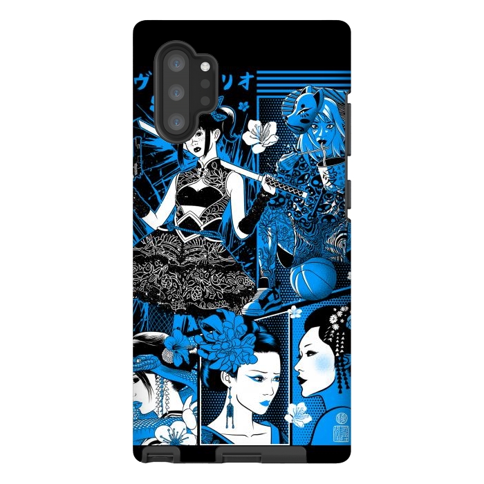 Galaxy Note 10 plus StrongFit Geisha warriors by Alberto