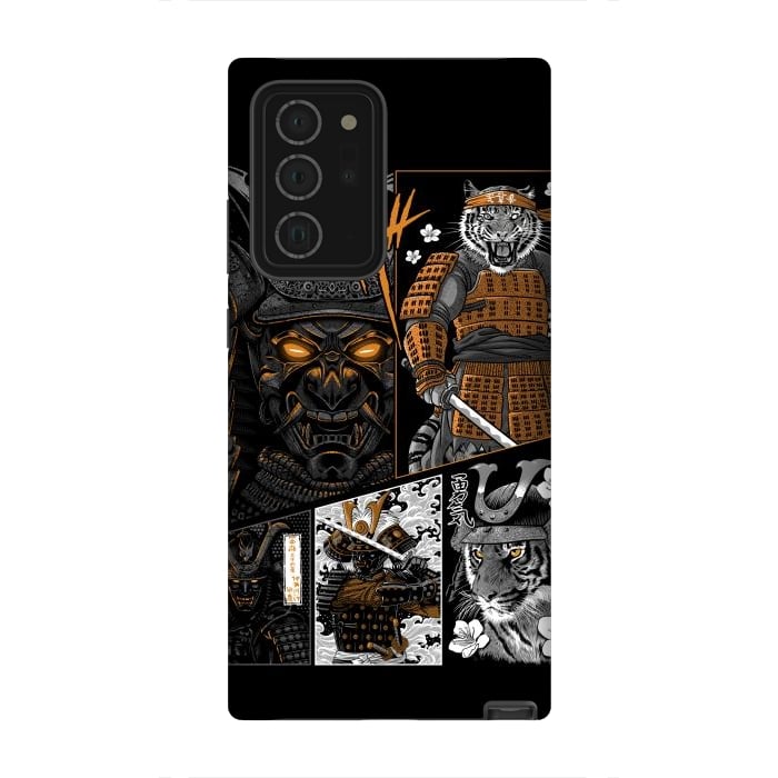 Galaxy Note 20 Ultra StrongFit Samurai tiger manga by Alberto