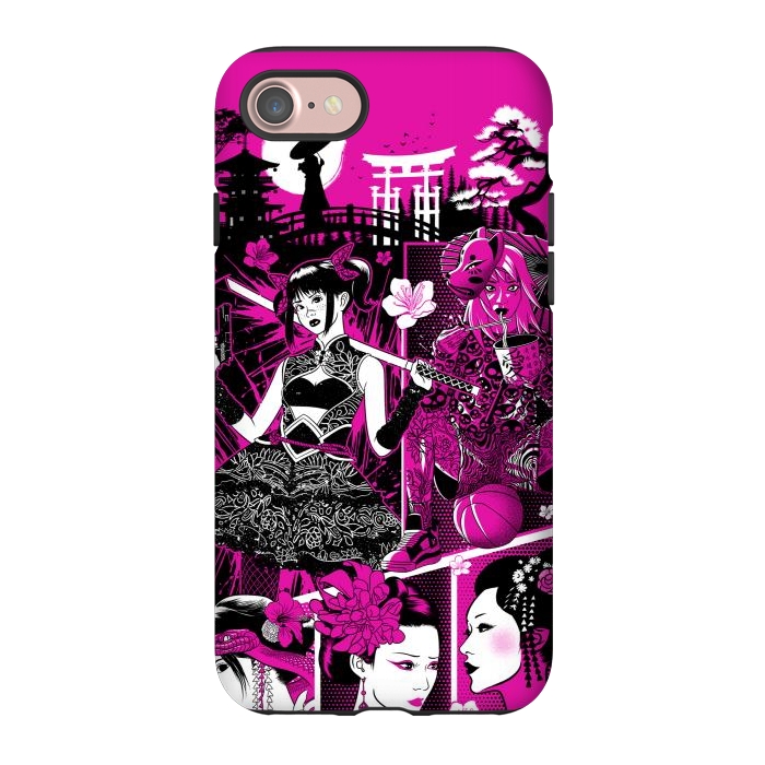 iPhone 7 StrongFit pink geisha  by Alberto