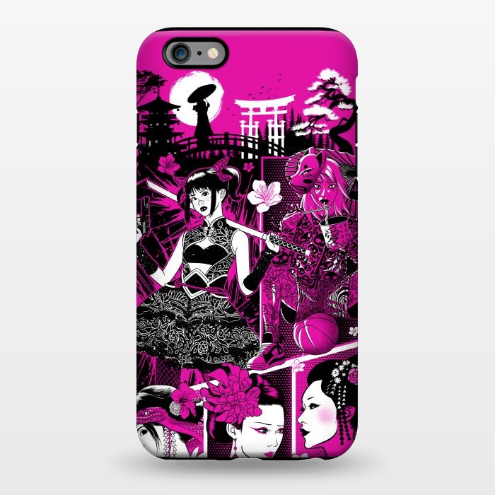 iPhone 6/6s plus StrongFit pink geisha  by Alberto