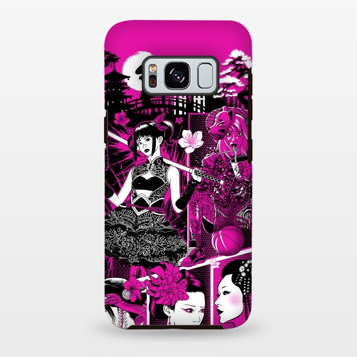Galaxy S8 plus StrongFit pink geisha  by Alberto