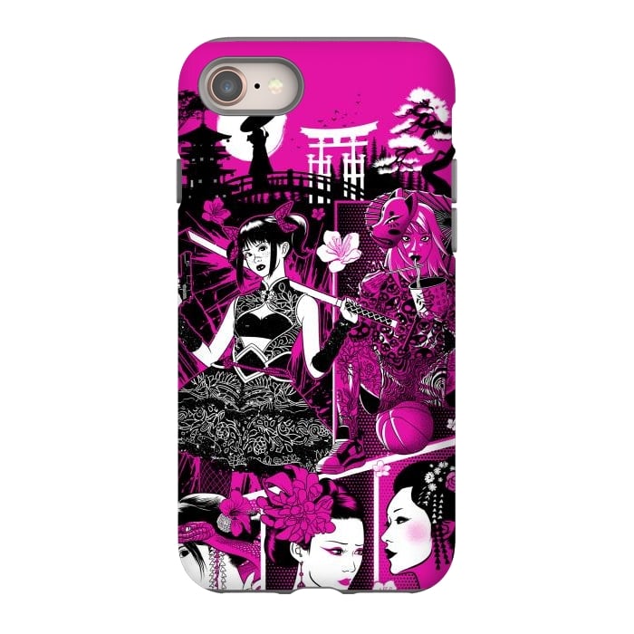 iPhone SE StrongFit pink geisha  by Alberto