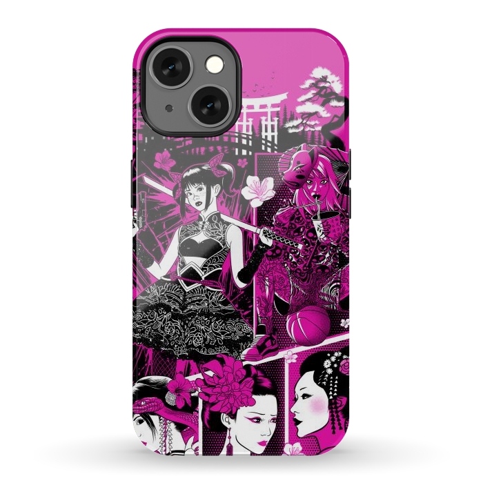 iPhone 13 StrongFit pink geisha  by Alberto